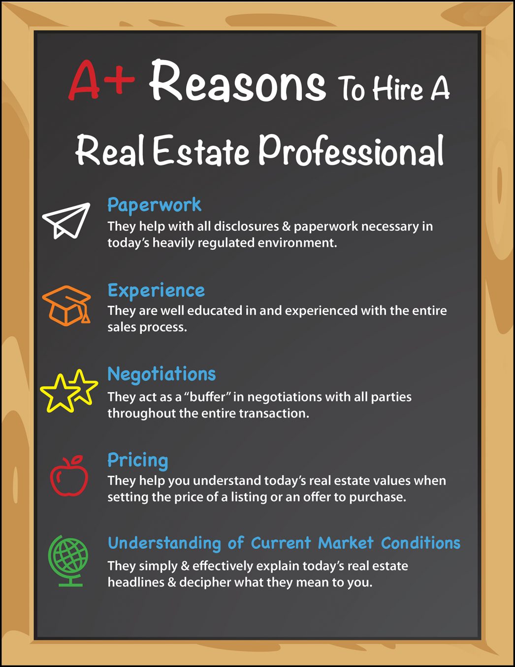 A+ Reasons to Hire a Real Estate Pro [INFOGRAPHIC] | MyKCM