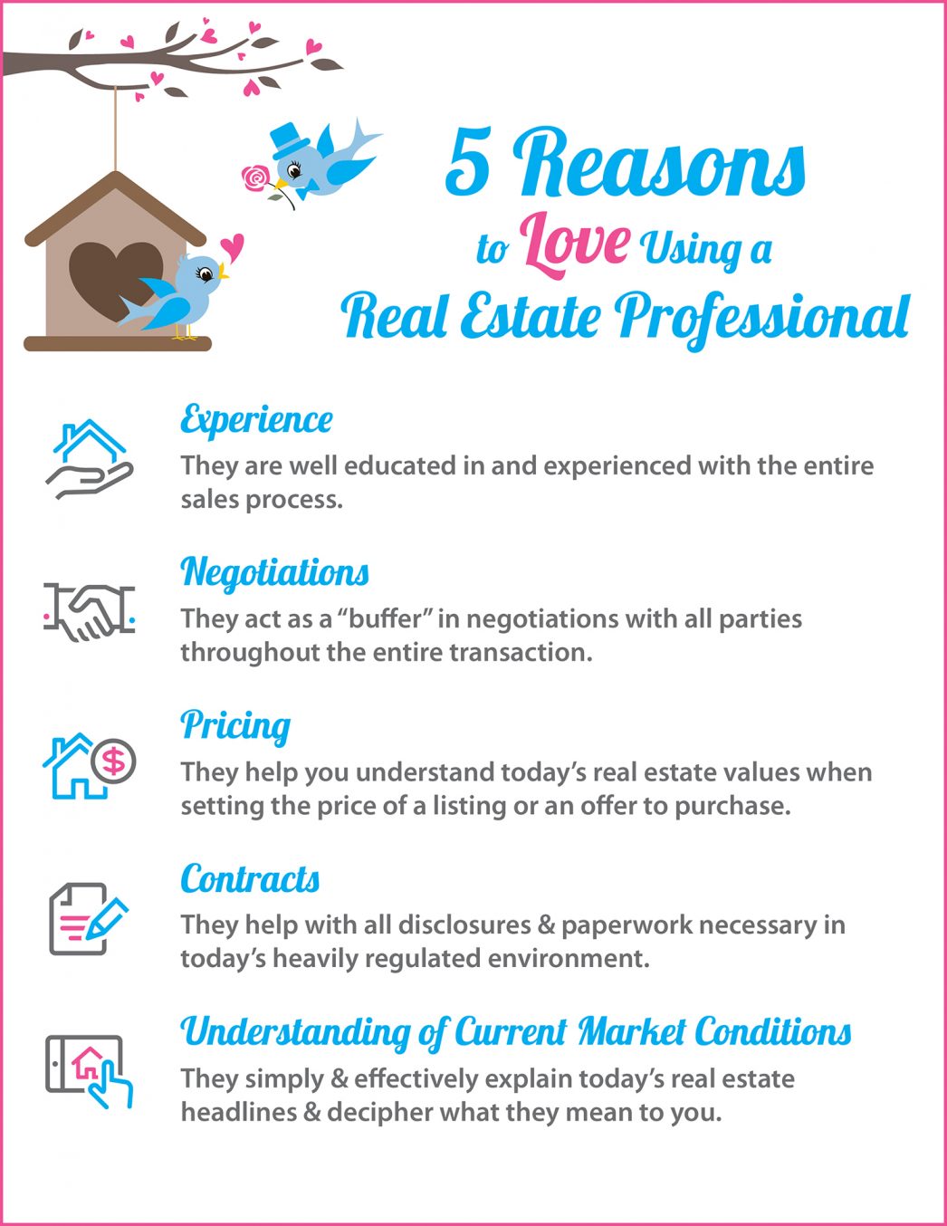 5 Reasons To Love Hiring A Real Estate Pro Infographic Tom Johnson 6383