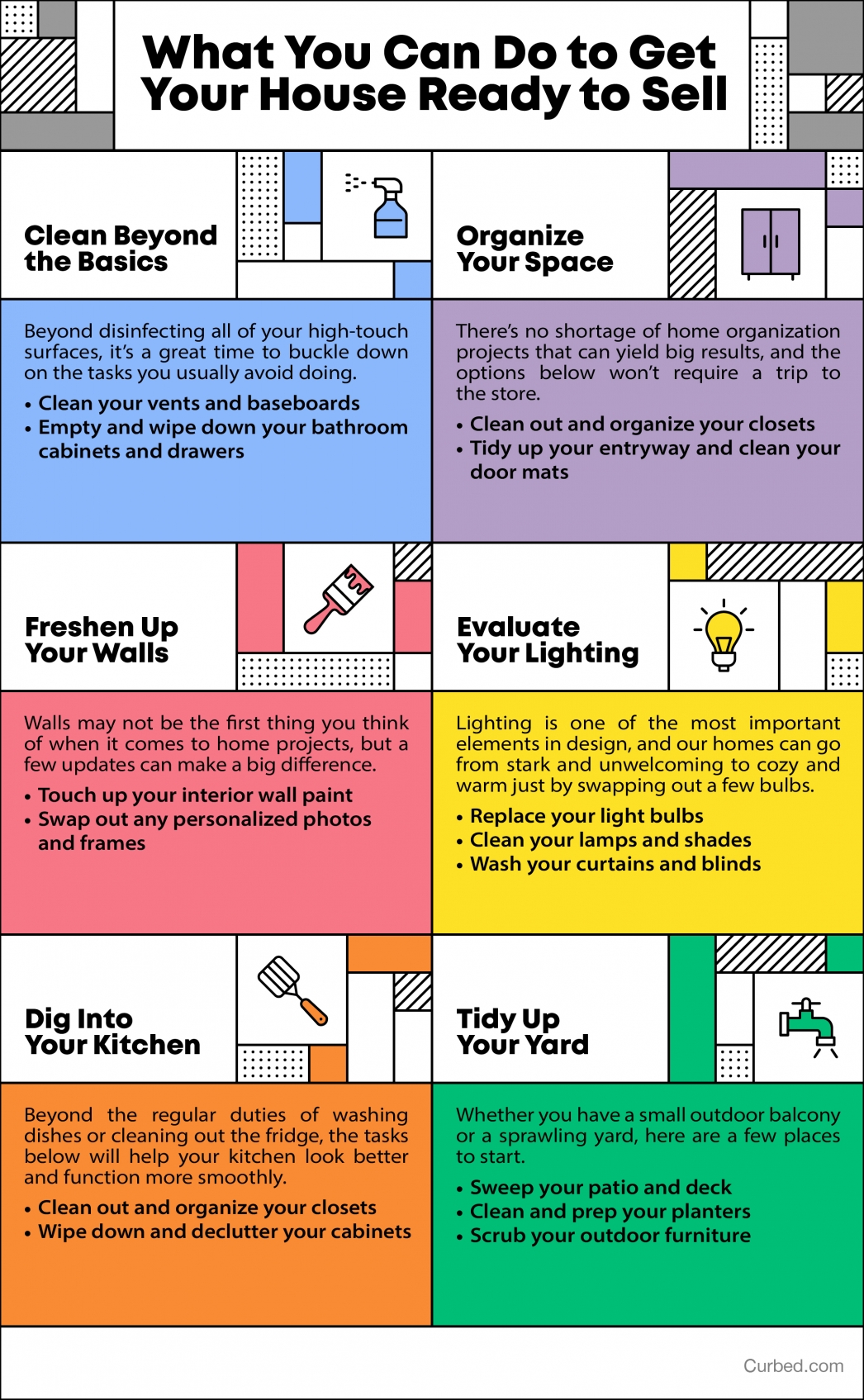 What You Can Do to Get Your House Ready to Sell info graphic