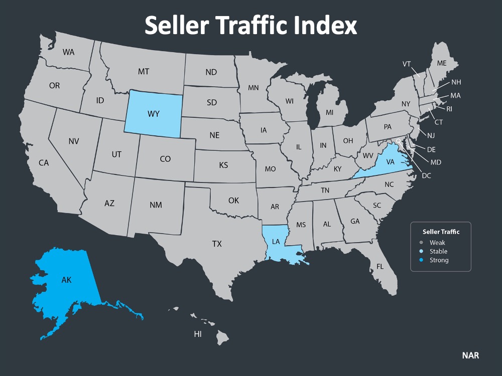 seller traffic index map of the USA