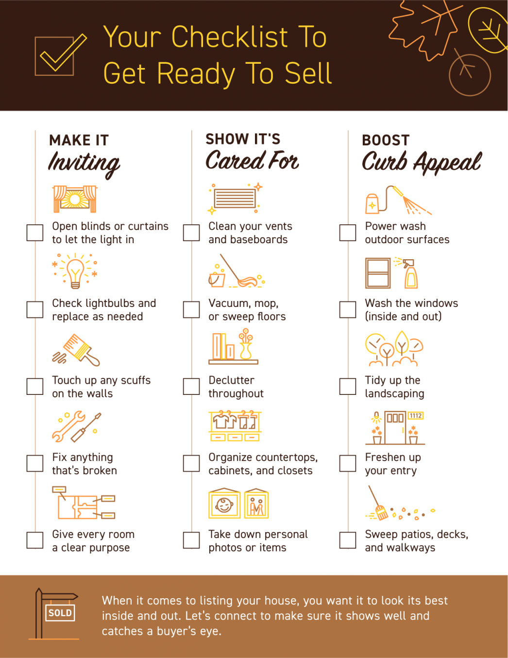 Free Checklist to Get Ready to Sell Your Home