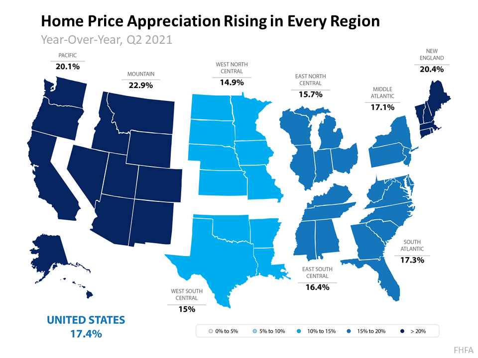 Increases Are Across Every Region in the Country