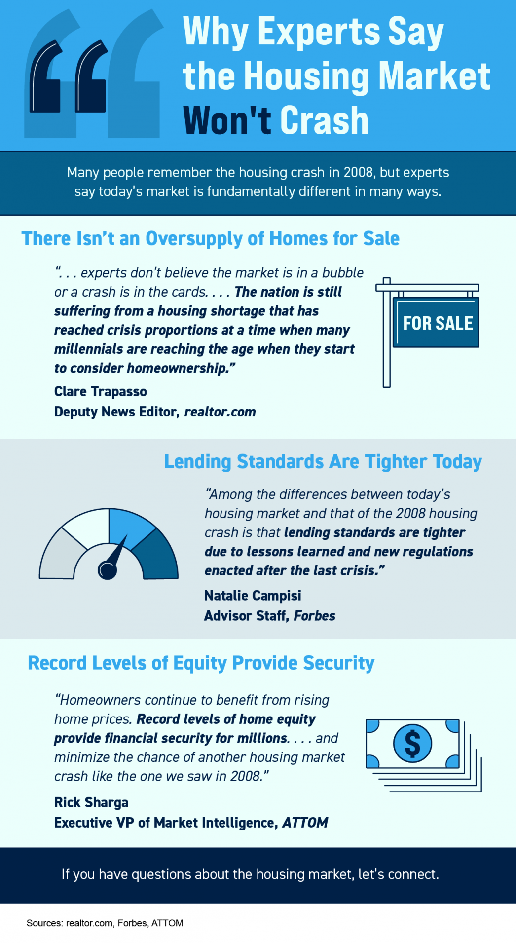 Why Experts Say the Housing Market Won’t Crash [INFOGRAPHIC] | MyKCM