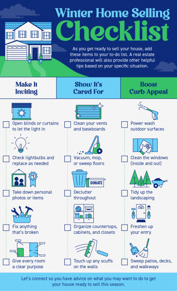 Winter Home Selling Checklist [INFOGRAPHIC] | MyKCM